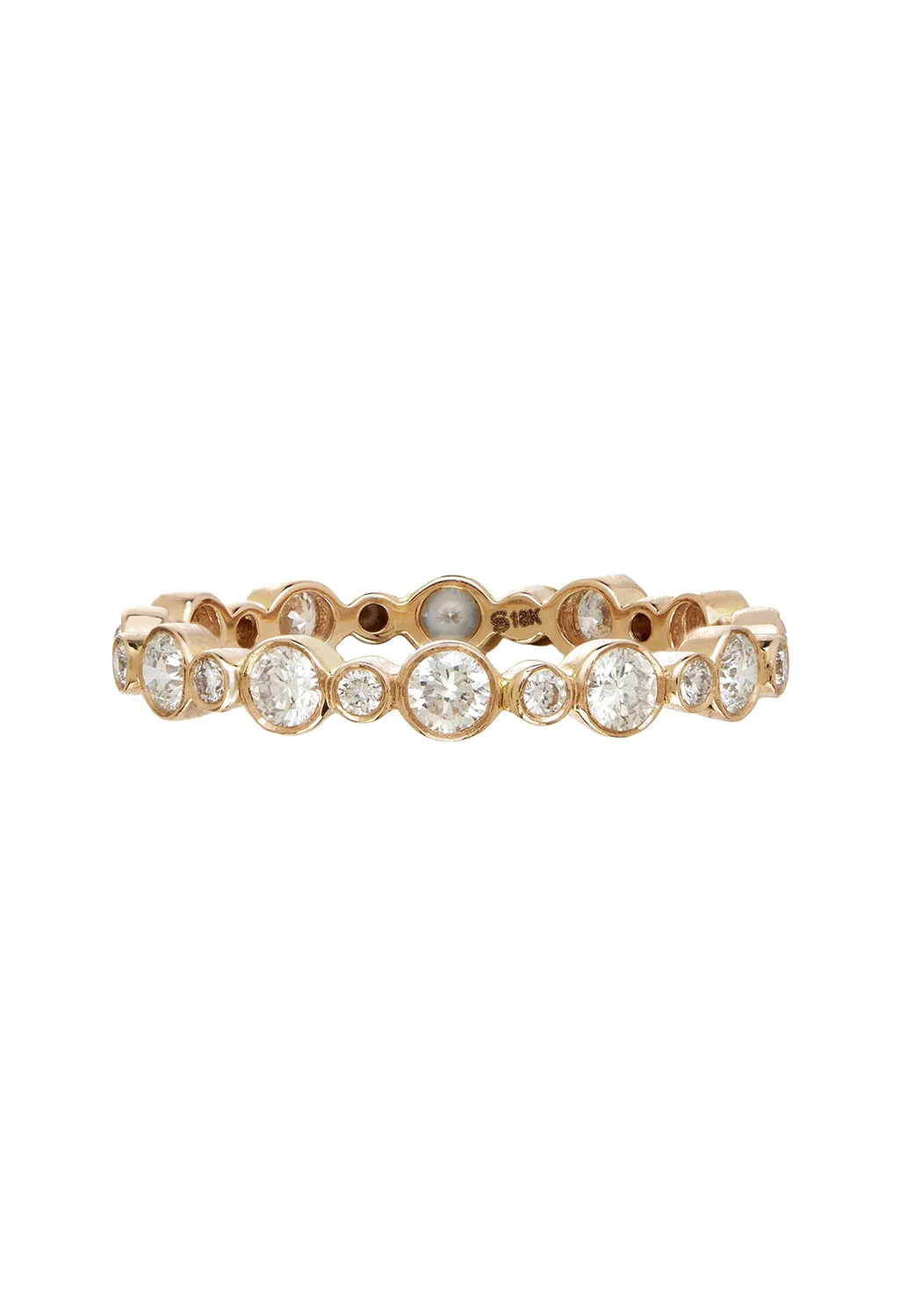 Sethi Couture Aurelia 18KYG White Diamond Band