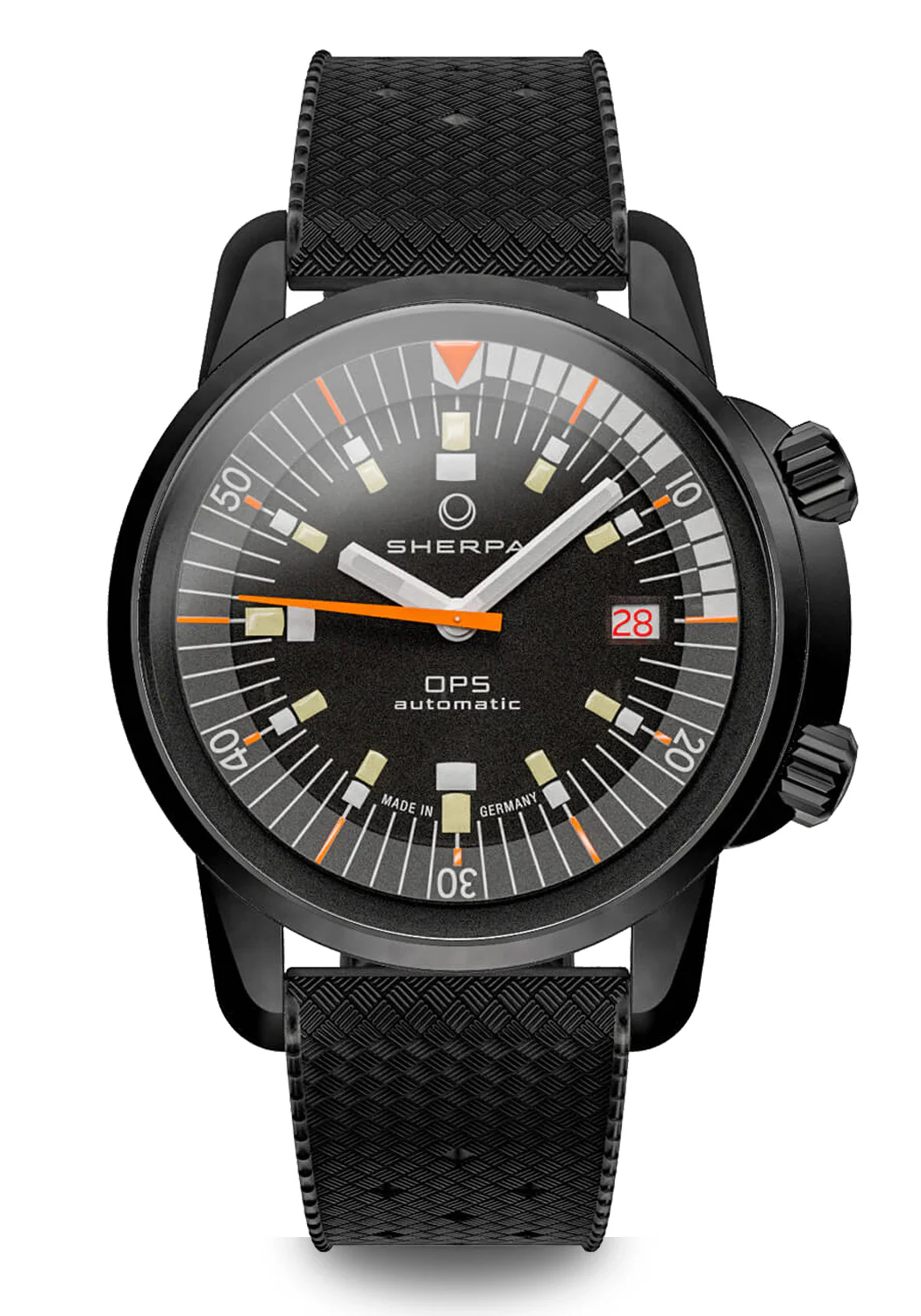 Sherpa OPS | Black Rubber Strap