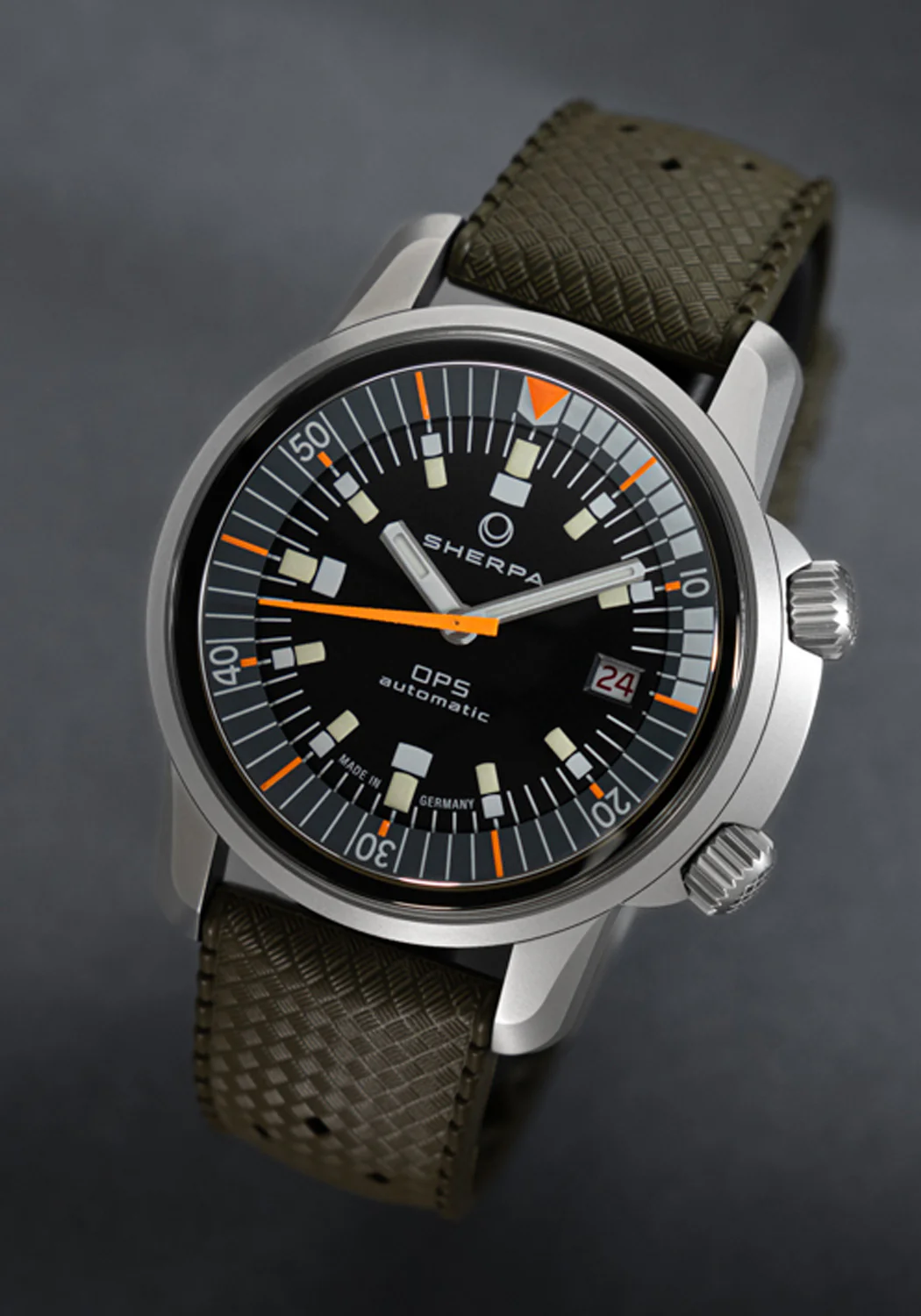 Sherpa x TRTS OPS | Green Rubber Strap - Image 3