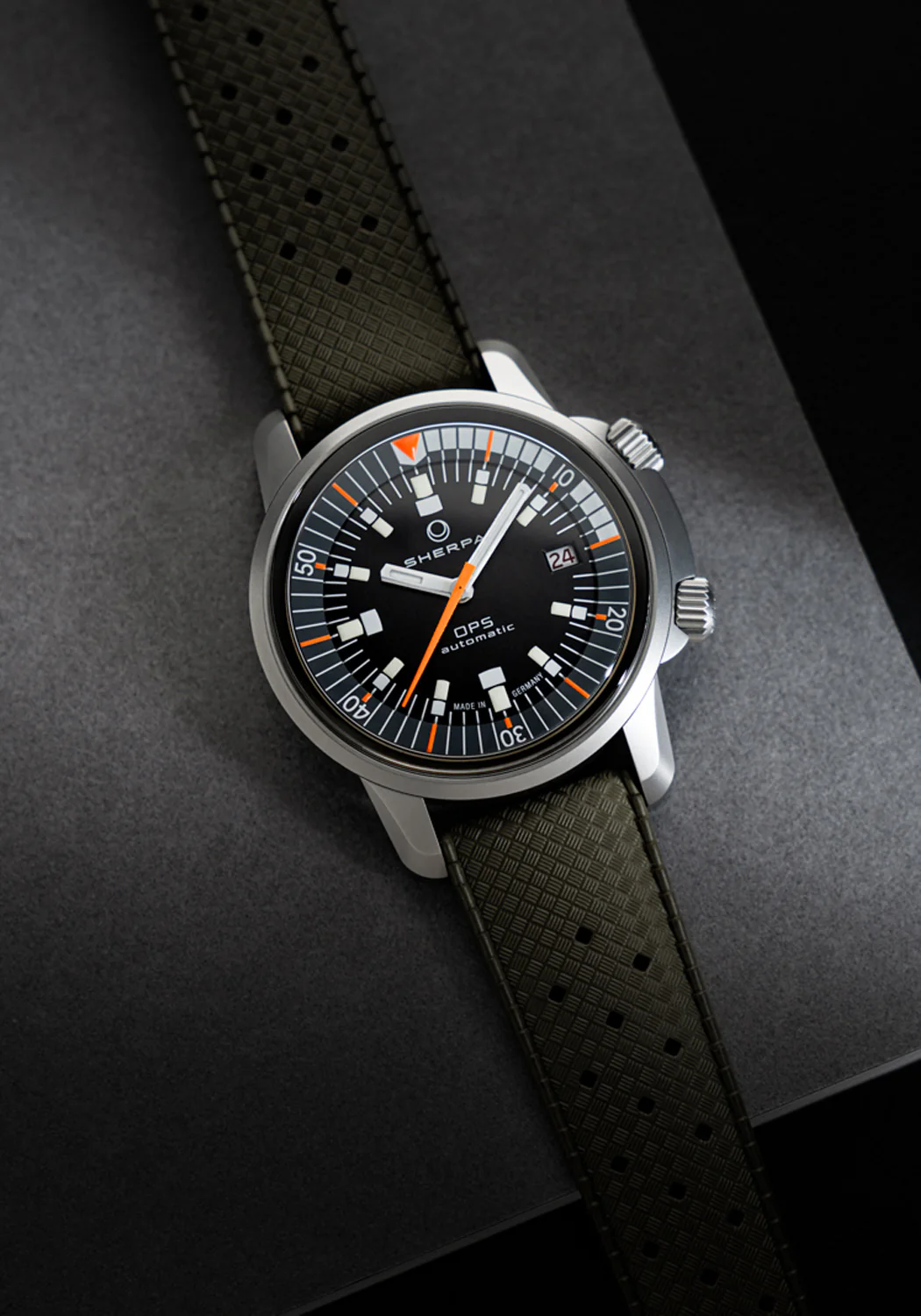 Sherpa x TRTS OPS | Green Rubber Strap - Image 4