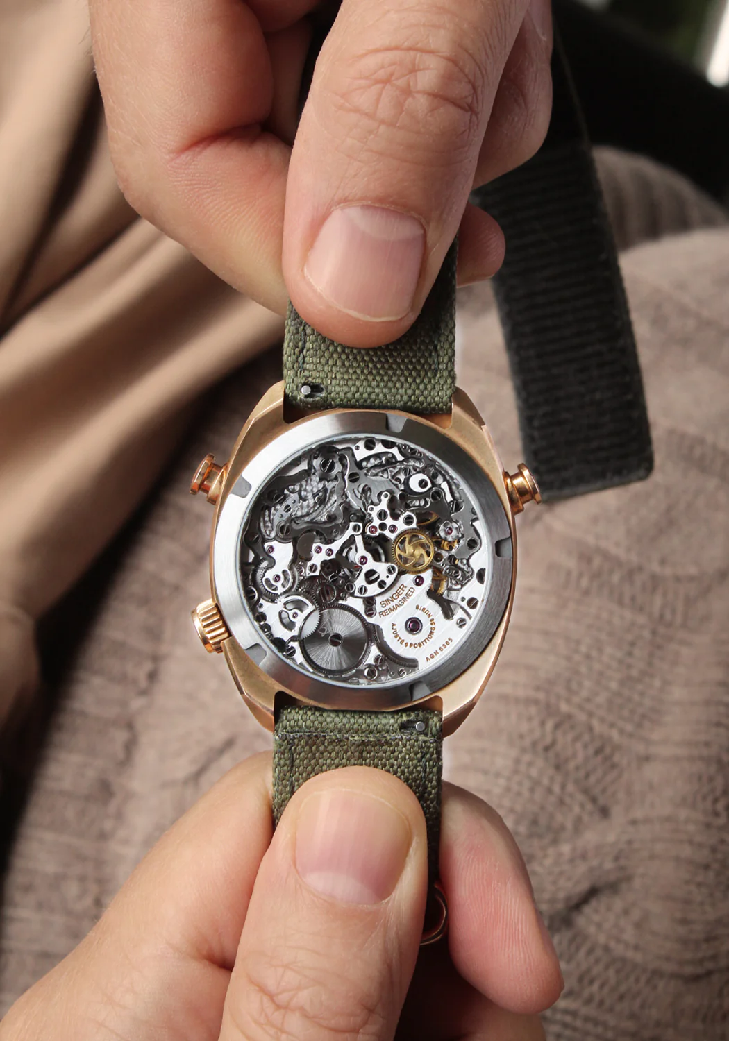 Singer Reimagined 1969 Chronograph Bronze | LE25 - Image 4