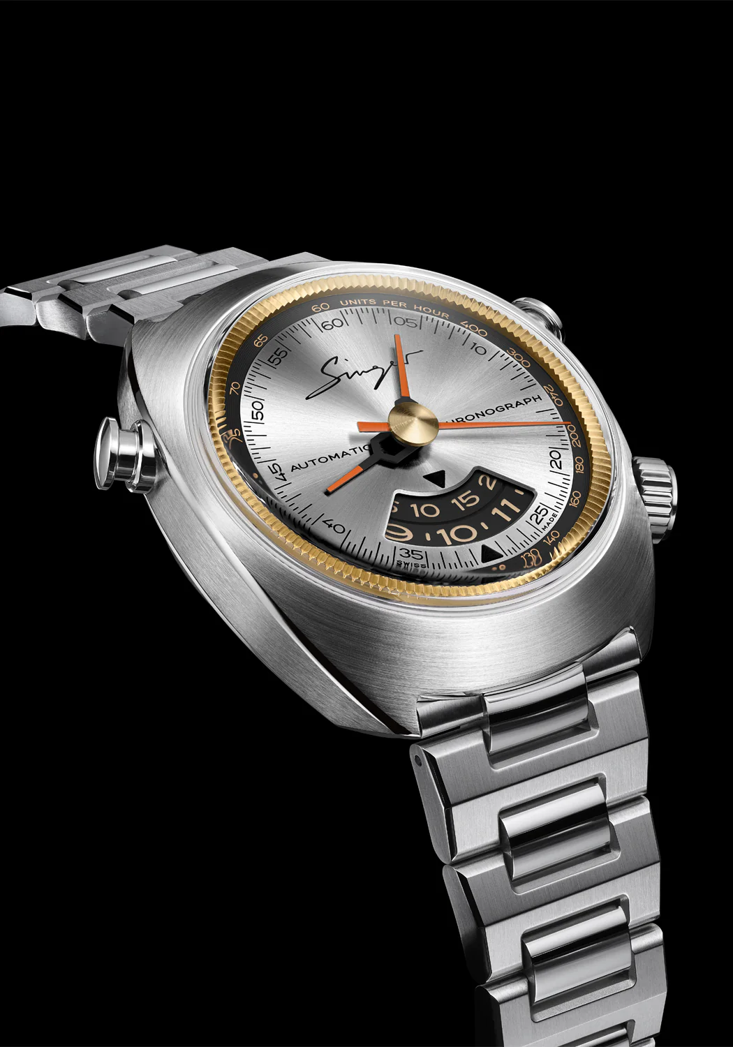 Singer Reimagined 1969 Chronograph Sunray Grey | LE25 - Image 3