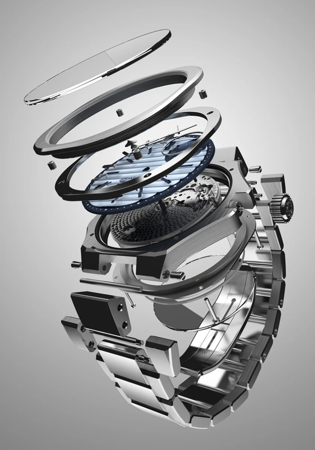 Speake-Marin Ripples Blue Jeans | LE60 - Image 3