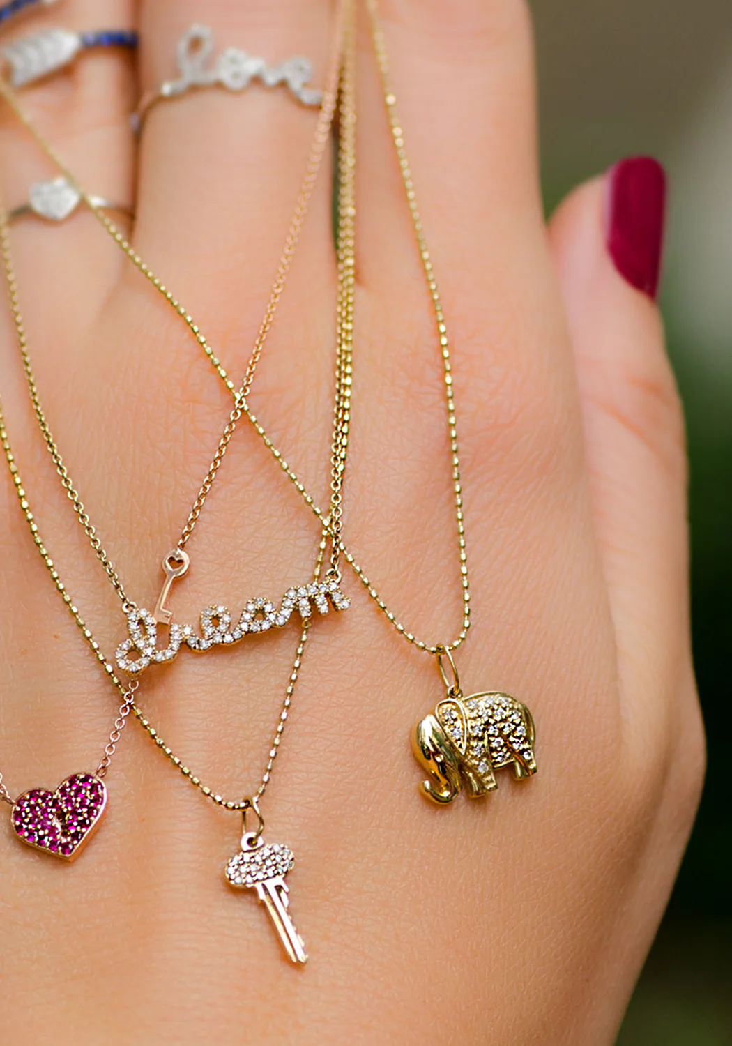 Sydney Evan 14K Yellow Gold & Diamond Dream Necklace | Medium - Image 3