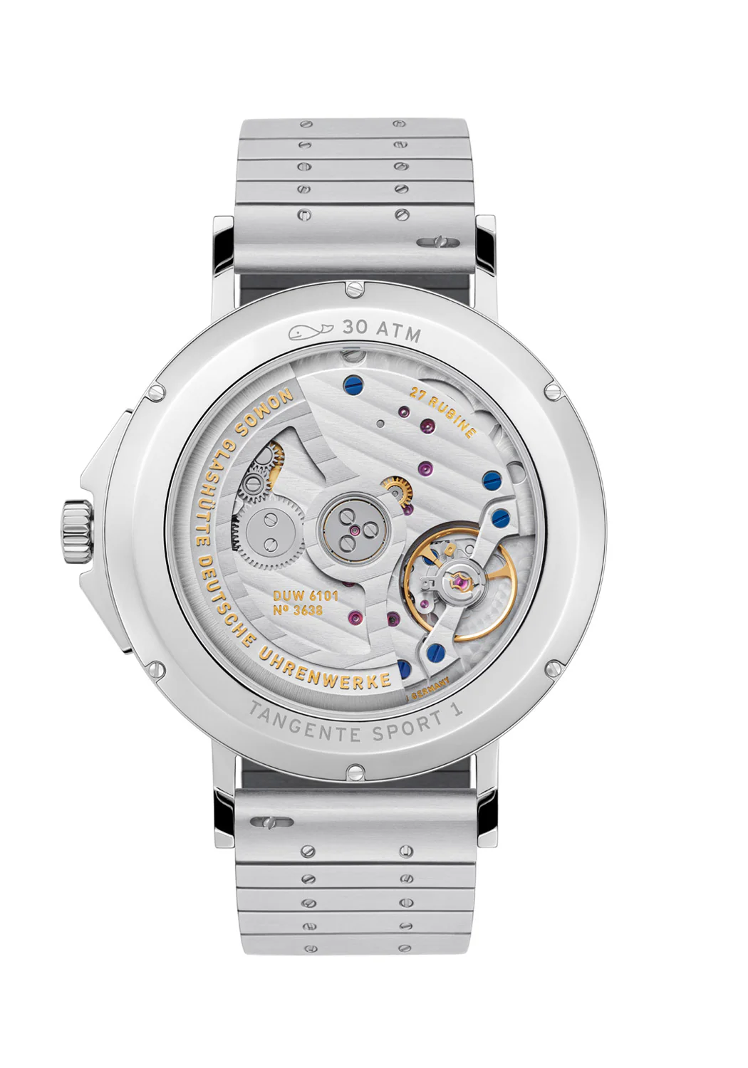 NOMOS Tangente Sport Neomatik 42 Date Marine White | Ref. 580 - Image 5