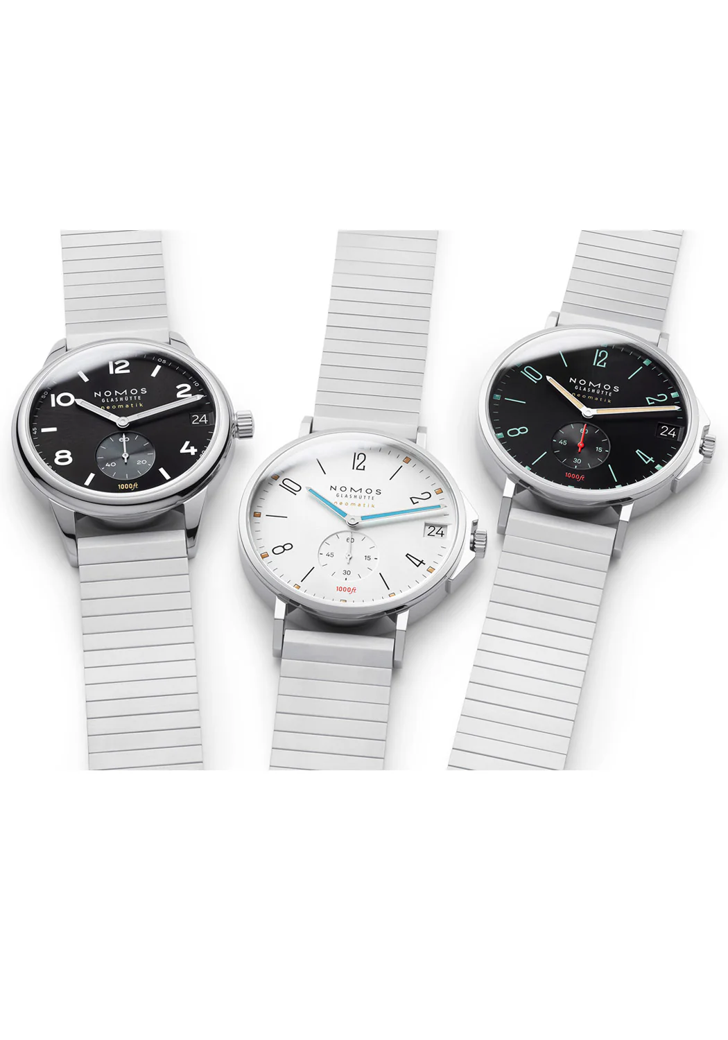 NOMOS Tangente Sport Neomatik 42 Date Marine White | Ref. 580 - Image 8