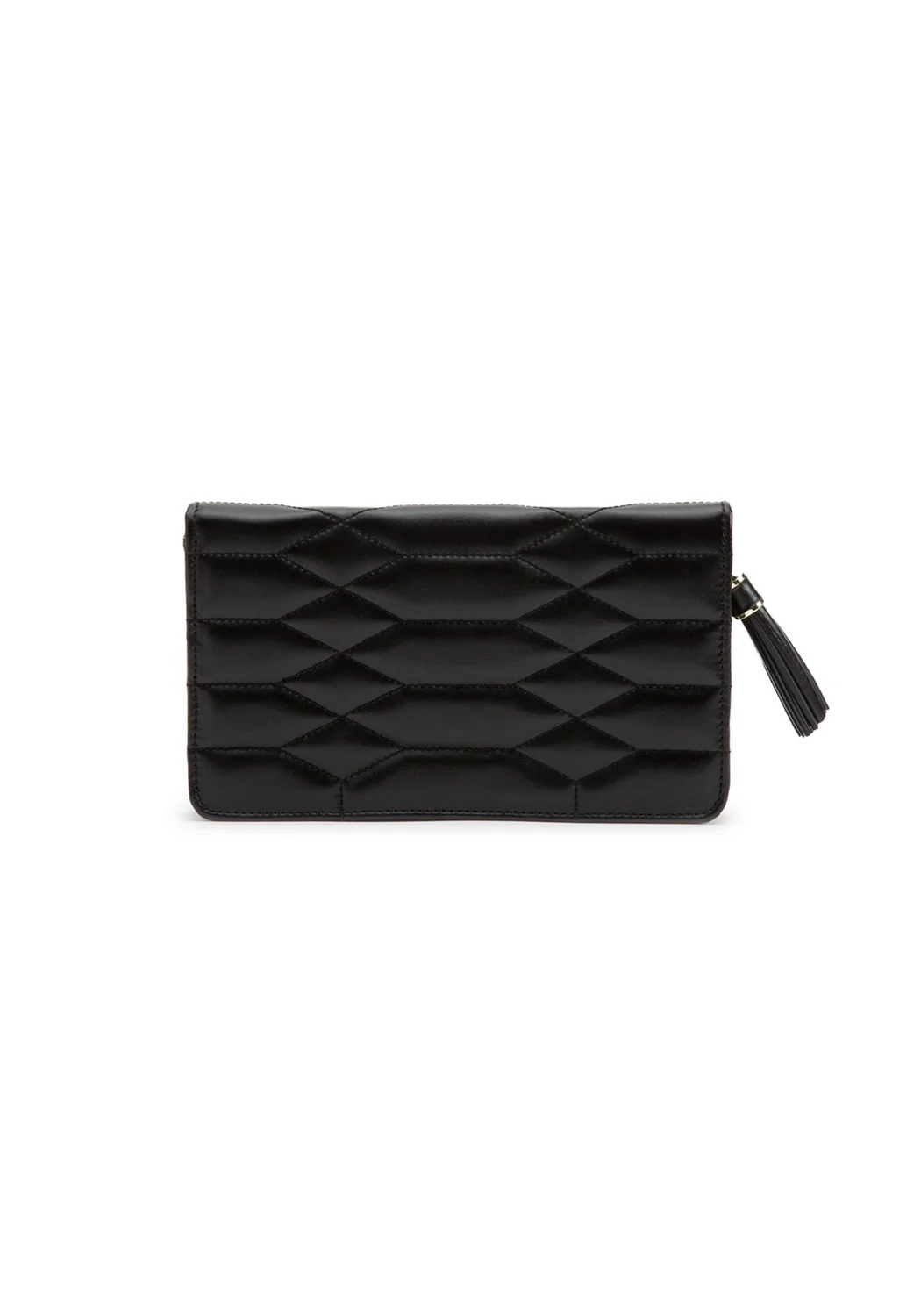 Wolf Caroline Black Leather Jewelry Portfolio - Image 3